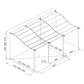 Unopiu - Erweiterung gebogene Anbaupergola Solaire
