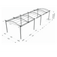 Unopiu - Selbsttragende Pergola Tibisco