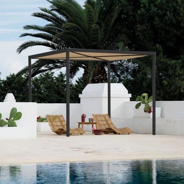 Unopiu - Shibuya® mobile Pergola frei stehend aus Aluminium